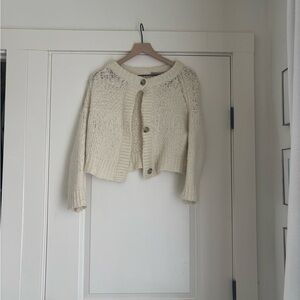 Everlane Lofty Knit Cardigan - Cream